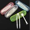 HoitoDeals 3Pcs Set Contact Lens Inserter Remover Soft Tip Tweezers & Case Kit view 3
