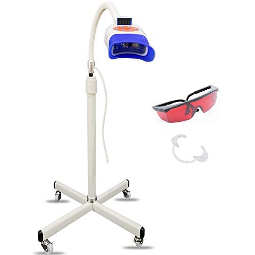 36W Mobile Teeth Whitening Lamp Bleaching Machine with 10 Blue LED Light Stand