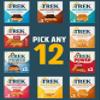 Trek Flapjack Selection Pick Any 6 or 12 Multipack from 9 Flavours (36 Bars) view 1