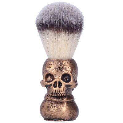 Yinhing Unique Skull Modeling Vintage Handle Shaving Brush For Men,Easier to Generates a Fabulous Lather