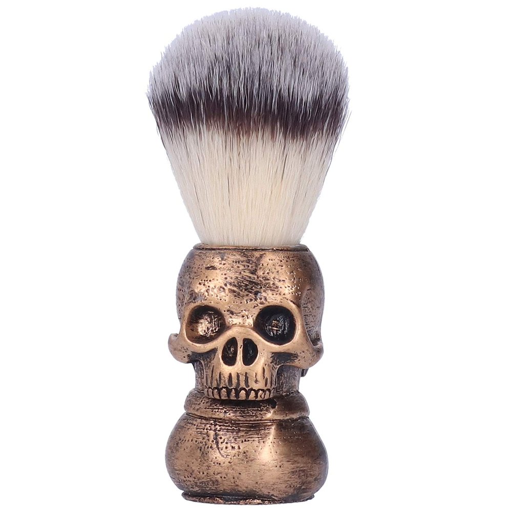 Yinhing Unique Skull Modeling Vintage Handle Shaving Brush For Men,Easier to Generates a Fabulous Lather