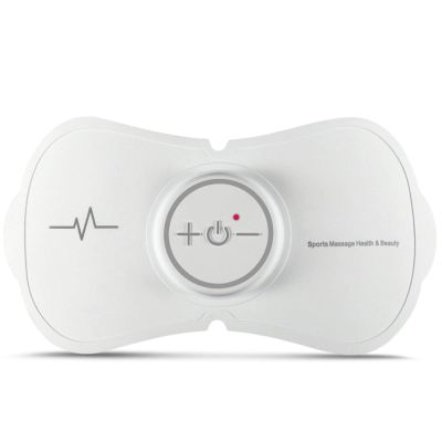 0 Outdoor Mini Cervical Massager, Portable Electric Wireless Tens Machine for Body Muscle Pain Relief and Muscle Relaxation Stickers, 3 Modes, 15 Speeds, Portable and Durable, Soft Material