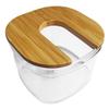 FitSand Bamboo Shaver Rinse Stand Compatible with Skull Shaver Pitbull Gold PRO Head Shaver view 2