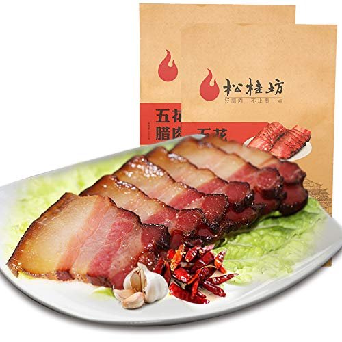 Infinitely Great Home Decor Center 500g x 2 Bags Songguifang Smoked Pork Chinese Specialty Larou
