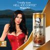 HELL Ice Coffee Latte | 24 x 250ml Cans Multipack | 40mg/100ml Caffeine | Contains Arabica Coffee Extracts | 75% UHT Milk | Ready To Drink view 3