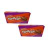 Britannia Bourbon Biscuits 390g (Pack of 2)  Snack Biscuits  Filling of Chocolate Butter Cream  Cream Biscuits  Sugar Sprinkled - Cracker Biscuits Cookies Tea Time Snacks for Kids & Family view 1