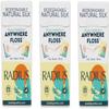 RADIUS Natural Unscented Silk Anywhere Floss Travel Dental Floss for Oral Care Boost Non Toxic Tooth & Gum Protection (20 Single Use Flossers per Pack) - Pack of 3 view 1