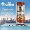 HELL Ice Coffee Cappuccino | 24 x 250ml Cans Multipack | 40mg/100ml Caffeine | Contains Arabica & Robusta Coffee Extracts | 75% UHT Milk | Ready To Drink view 2
