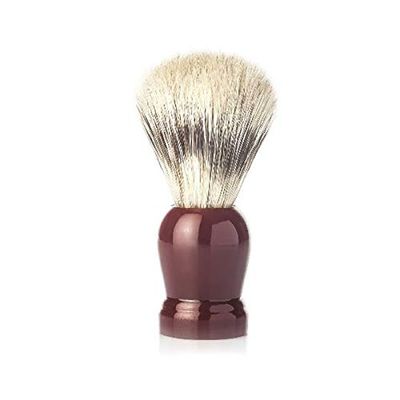 Vielong J&M Natural Bristle Shaving Brush 21 mm Brown