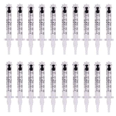 20 Pieces Hyaluron Pen Needle-Free Hyaluronic Acid Ampoules Hyaluron Pen Syringes 0.3 Ml Ampoule Head Consumables Sterile Ampoule