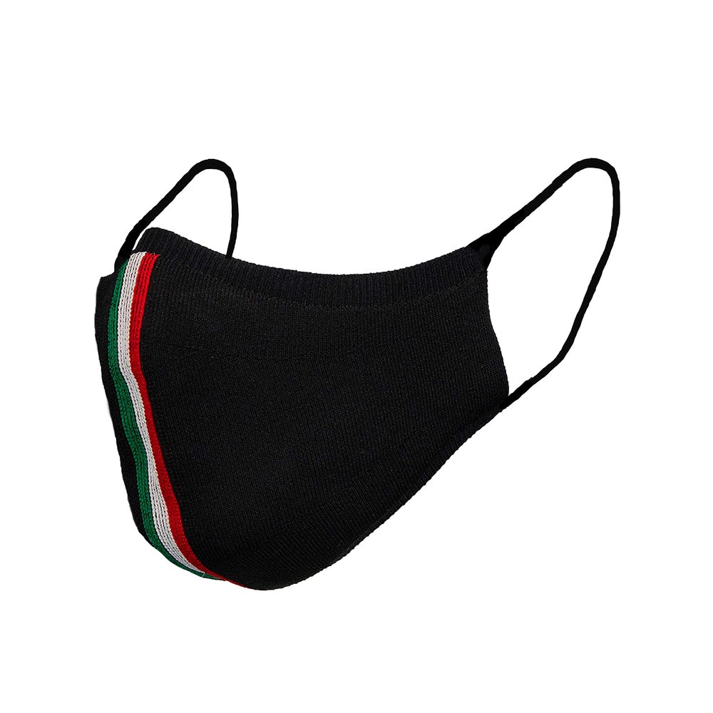 Sugar Reef Protective mask in antibacterial fabric - VERTICAL ITALIAN FLAG -fashion accessory - elastic and comfortable - washable and reusable - unisex