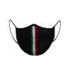 Sugar Reef Protective mask in antibacterial fabric - VERTICAL ITALIAN FLAG -fashion accessory - elastic and comfortable - washable and reusable - unisex view 2