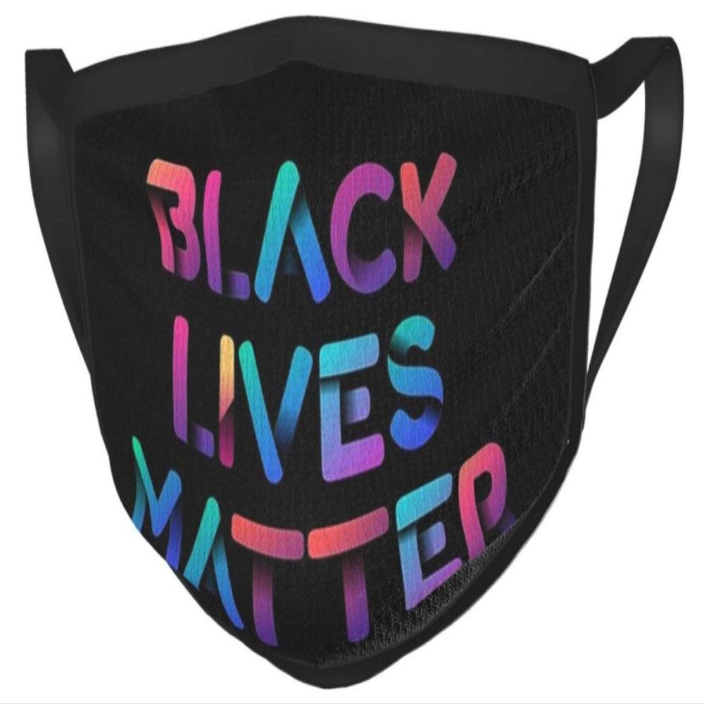 Black Lives Matter Mask Cycling Mask Unisex Reusable Washable Breathable Sports Windproof Face Mouth Mask Individually Wrapped