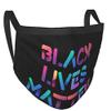 Black Lives Matter Mask Cycling Mask Unisex Reusable Washable Breathable Sports Windproof Face Mouth Mask Individually Wrapped view 2