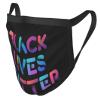 Black Lives Matter Mask Cycling Mask Unisex Reusable Washable Breathable Sports Windproof Face Mouth Mask Individually Wrapped view 3