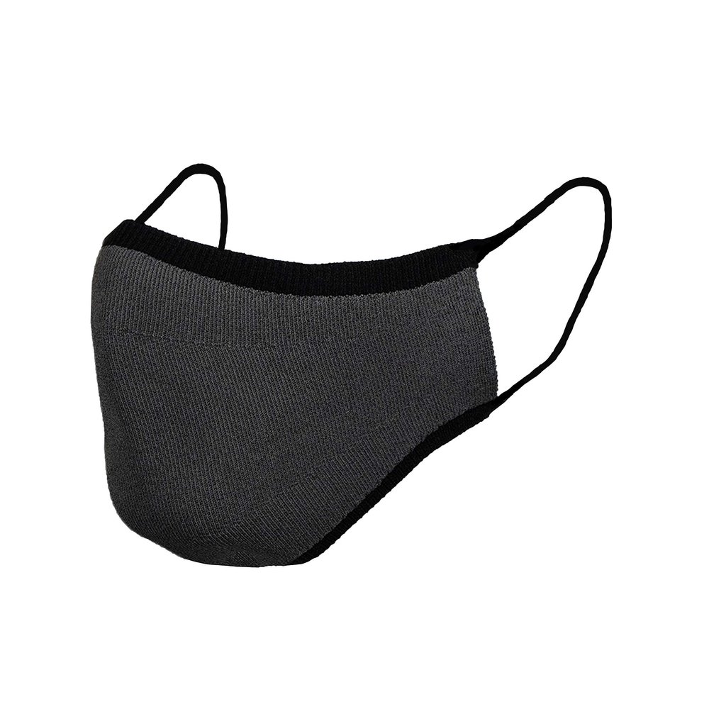 Sugar Reef Protective mask in antibacterial fabric - GREY - fashion accessory - elastic and comfortable - washable and reusable - unisex