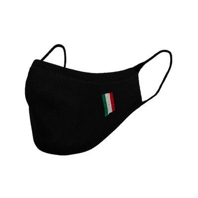 Sugar Reef Protective mask in antibacterial fabric - SMALL ITALIAN FLAG - fashion accessory - elastic and comfortable - washable and reusable - unisex