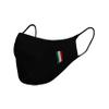 Sugar Reef Protective mask in antibacterial fabric - SMALL ITALIAN FLAG - fashion accessory - elastic and comfortable - washable and reusable - unisex view 1