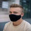 Sugar Reef Protective mask in antibacterial fabric - SMALL ITALIAN FLAG - fashion accessory - elastic and comfortable - washable and reusable - unisex view 4