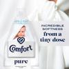 Comfort Pure Ultra Concentrated Fabric Conditioner 58 Washes, 870ml view 4