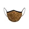 Sugar Reef Protective mask in antibacterial fabric - LEOPARD - fashion accessory - elastic and comfortable - washable and reusable - unisex view 2