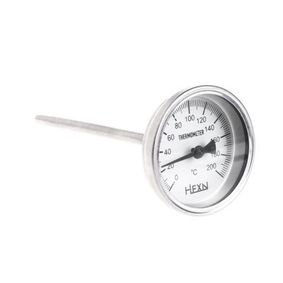 GUMEI Stainless Steel Bi-metallic Thermometer 1/4PT Thread L=100mm 0~50~300? WSS-303