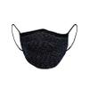 Sugar Reef Protective mask in antibacterial fabric - BLUETTE GLITTER - fashion accessory - elastic and comfortable - washable and reusable - unisex view 2
