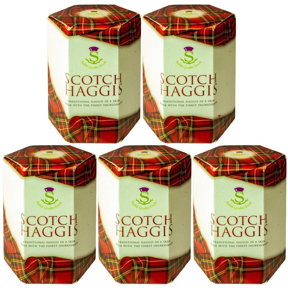 5 Pack Scottish Scotch Haggis in a Tin - Tinned Scottish Food Gifts Scotland's National Dish