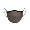 Sugar Reef Protective mask in antibacterial fabric - GOLD AND SILVER GLITTER - fashion accessory - elastic and comfortable - washable and reusable - unisex view 2