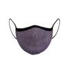 Sugar Reef Protective mask in antibacterial fabric - LILAC GLITTER - fashion accessory - elastic and comfortable - washable and reusable - unisex view 2