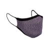 Sugar Reef Protective mask in antibacterial fabric - LILAC GLITTER - fashion accessory - elastic and comfortable - washable and reusable - unisex view 3