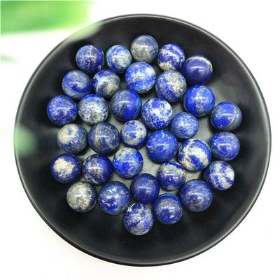 1PC 15-18mm Natural Lapis Lazuli Polished Stones Crystal Balls Sphere Healing Decor Natural Stones and Minerals-2pcs