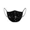 Sugar Reef Protective mask in antibacterial fabric - HEARTS - fashion accessory - elastic and comfortable - washable and reusable - unisex view 2