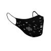 Sugar Reef Protective mask in antibacterial fabric - HEARTS - fashion accessory - elastic and comfortable - washable and reusable - unisex view 3