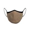 Sugar Reef Protective mask in antibacterial fabric - CAMEL GLITTER - fashion accessory - elastic and comfortable - washable and reusable - unisex view 2