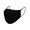 Sugar Reef Protective mask in antibacterial fabric - BLACK - fashion accessory - elastic and comfortable - washable and reusable - unisex view 1