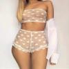 Bwer Sexy Lace Lingerie women hot Night Dress Sleepwear Nightgown G-String See Through Sexy Sheer Sleep Dress Silky sexy net lingerie view 1