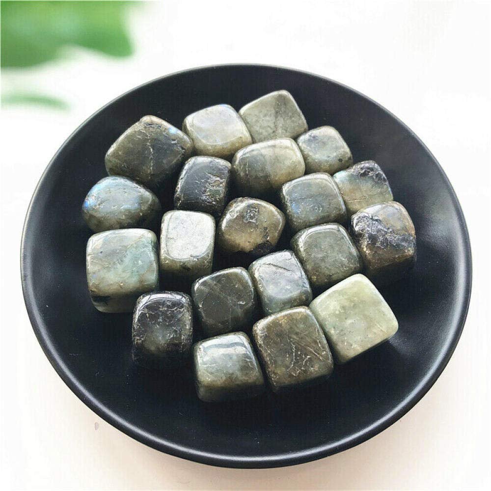 100g Natural Labradorite Cube Stone Grey Moonstone Gravel Rock Crystal Stones Natural Stones and Minerals