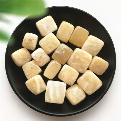 100g 10-30mm Natural Yellow Jade Crystal Stone Topaz Crystal Craft Tumbled Stone Healing Natural Stones and Minerals