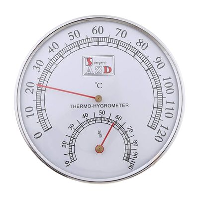 GUMEI Sauna Thermometer metal Case Steam Sauna Room Thermometer Hygrometer Bath And Sauna Indoor Outdoor Used