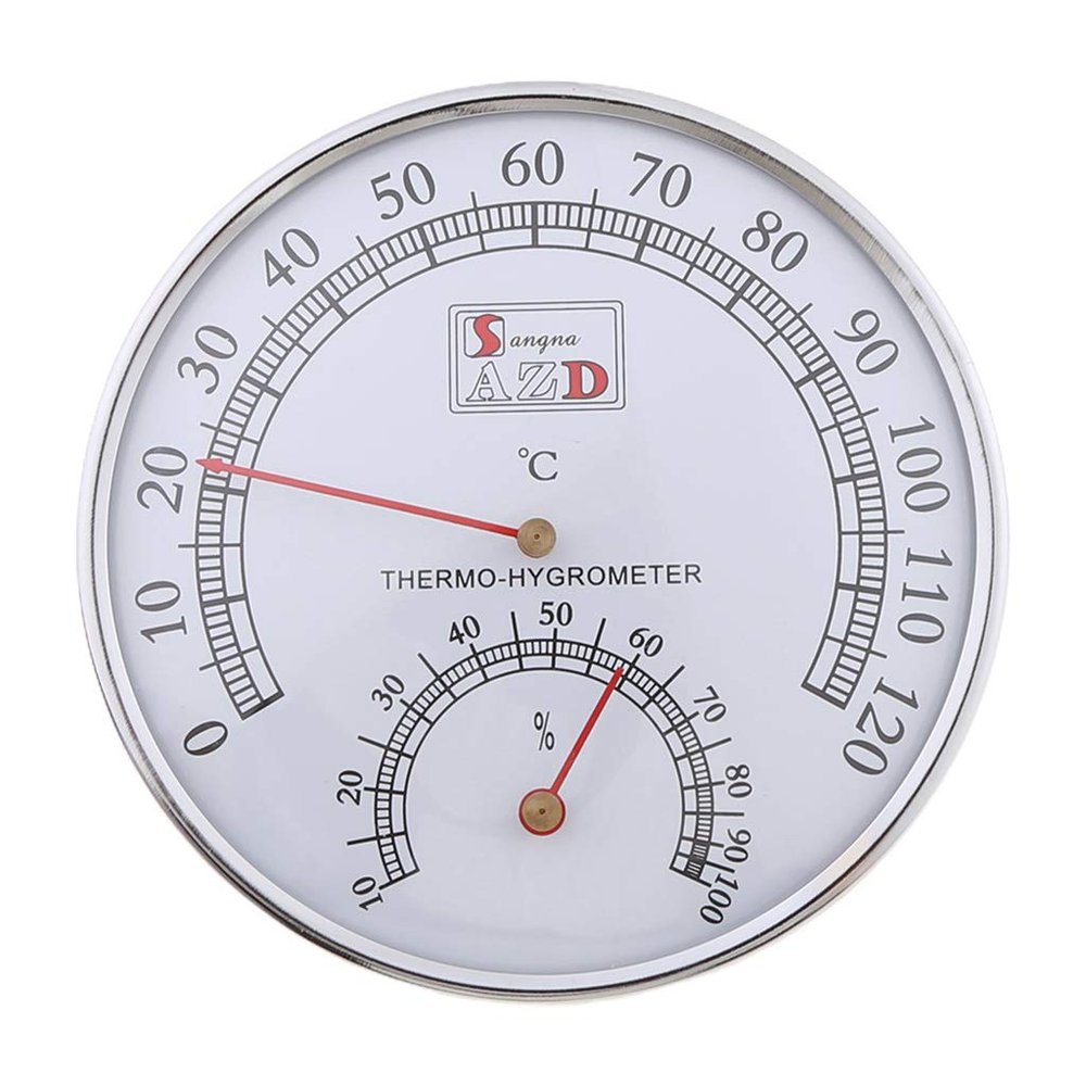 GUMEI Sauna Thermometer metal Case Steam Sauna Room Thermometer Hygrometer Bath And Sauna Indoor Outdoor Used