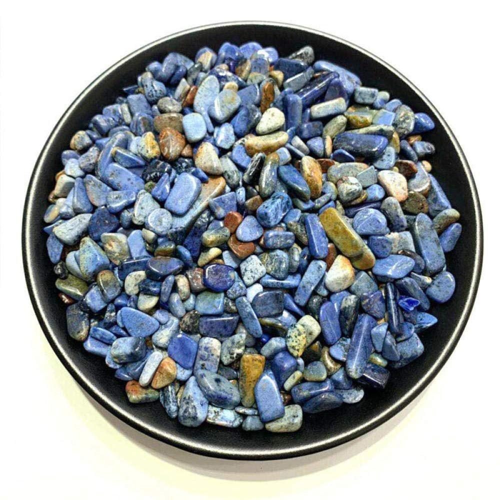 100g 4 Size Natural Dumortierite Quartz Polished Crystal Gravel Rock Specimen Natural Stones and Minerals-18-24mm