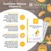 Healthspan Vitamin C Sustained Release 500mg (3 Months' Supply) | to Support Your Immune and Nervous Systems | Added zinc to Support Cognitive Function | Vegan view 2