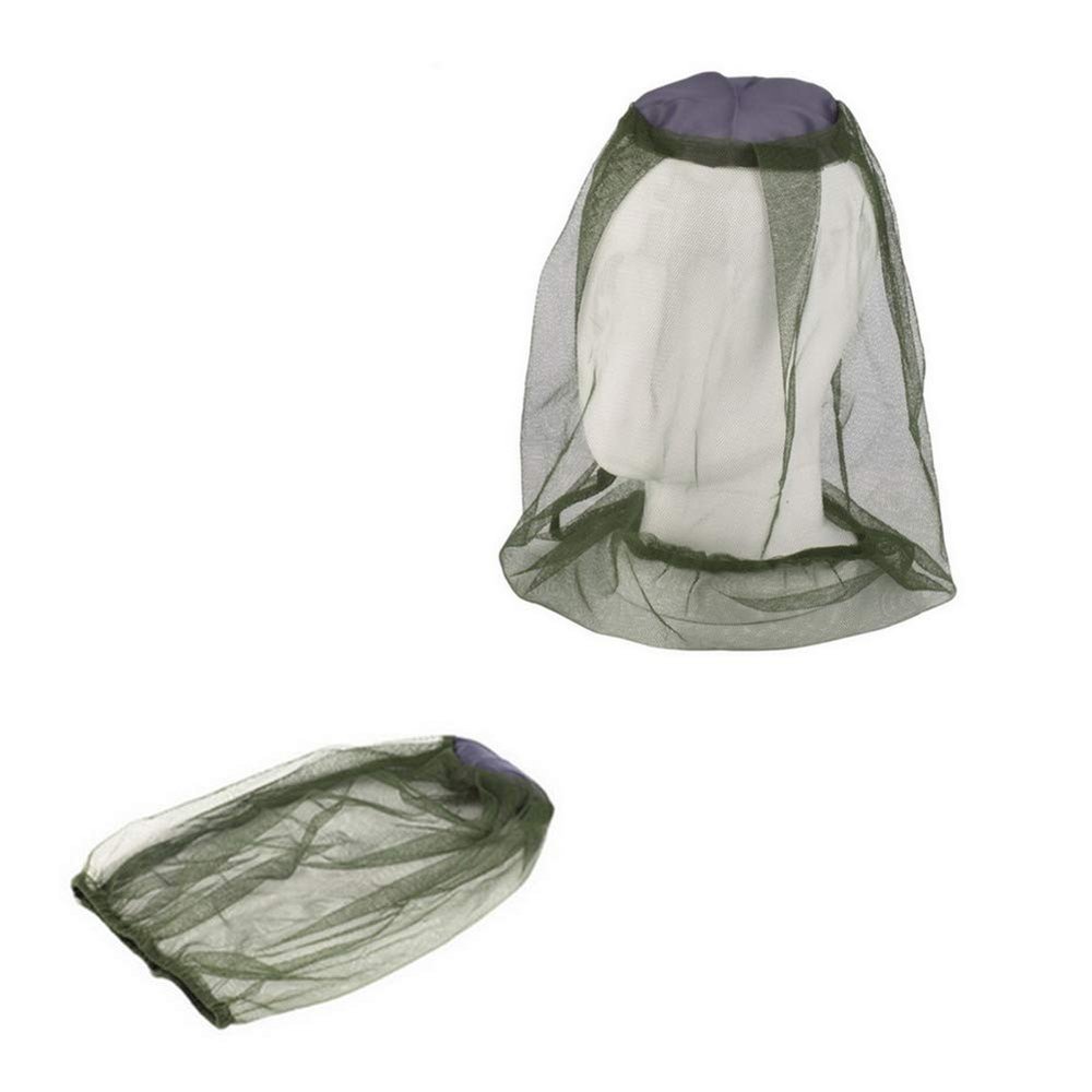 BOST Pack of 2 Head Net Face Mesh Head Cover for Outdoor Lovers to Protect Fly Screen, Mosquito and Other Flies for Men and Women
