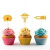 Topfunyy Nurse Graduation Cupcake Toppers Gold Glitter Cake Toppers Food Picks for Nursing Graduation Medical Rn ThemedNursing Grad Party Decorations view 2