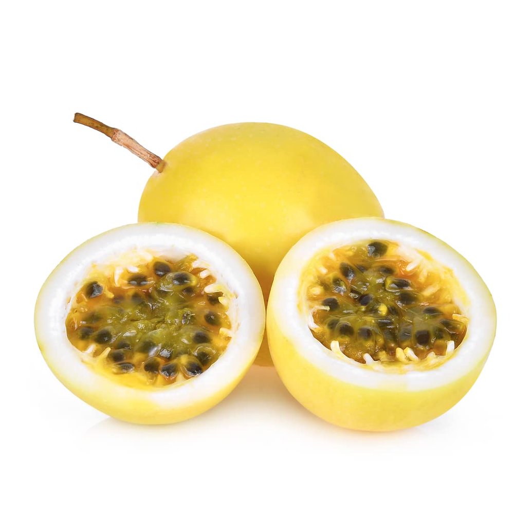 Fresh Yellow Passion Fruit 1kg | Sweet & Aromatic Tropical Fruit | Juicy Pulp for Desserts, Smoothies & Cocktails | Premium Exotic Produce