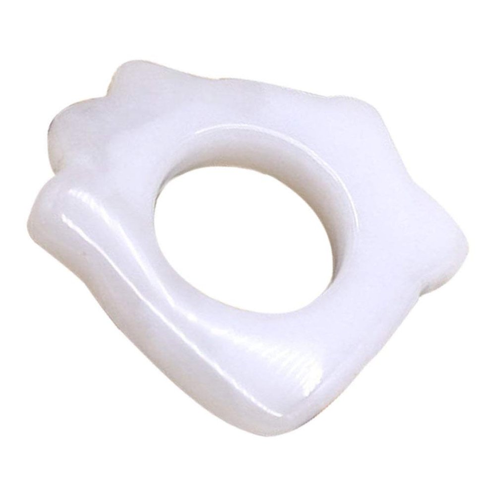 1pc Scraping Board Tendons White Thin Face Jade