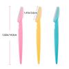 Eyebrow Razors Small Vary Facial Razor Portable Useful Dermaplaning Tool For Face Women For Eyebrow Shaping Face Removing Unwanted Hair Travel Home Men Ladies blue 3 pcs view 2