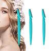 Eyebrow Razors Small Vary Facial Razor Portable Useful Dermaplaning Tool For Face Women For Eyebrow Shaping Face Removing Unwanted Hair Travel Home Men Ladies blue 3 pcs view 3