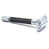 Parker Razors 74R Graphite DE Safety Razor (Butterfly Mechanism, Brass, Vintage Style, Unisex-Adults, Brown) view 3